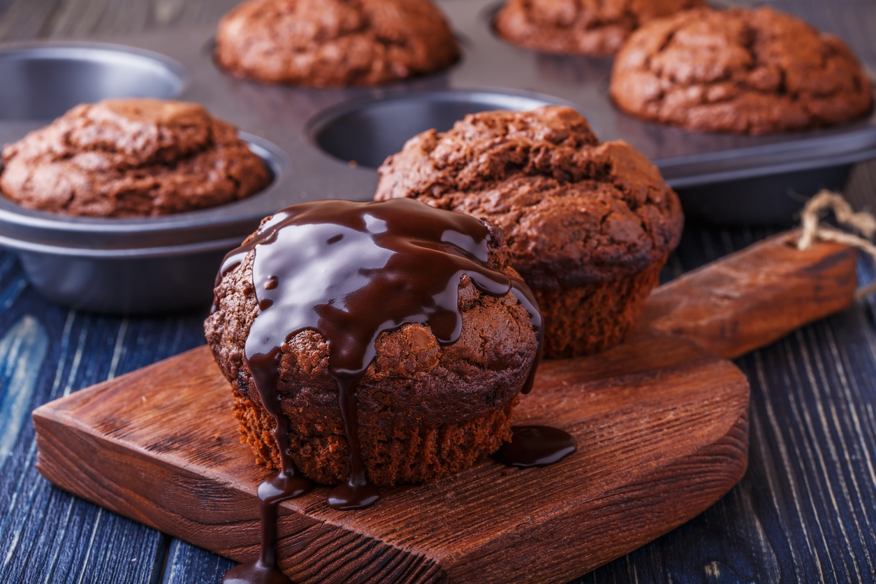 Muffinki bezglutenowe dla miłośników czekolady