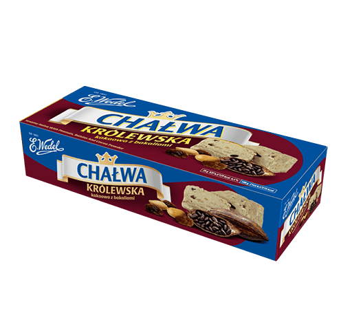 Chałwa Królewska kakaowa z bakaliami 250g