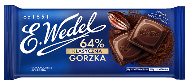Czekolada Klasyczna Gorzka 64%