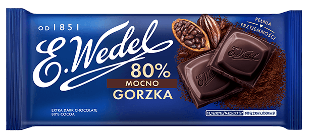 Czekolada Mocno Gorzka 80%