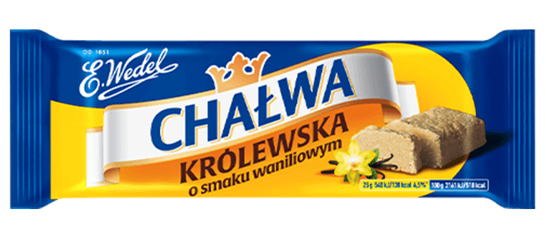 Chałwa Królewska o smaku waniliowym 100g