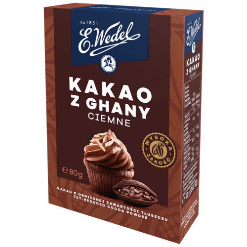 Kakao ciemne z Ghany 80g