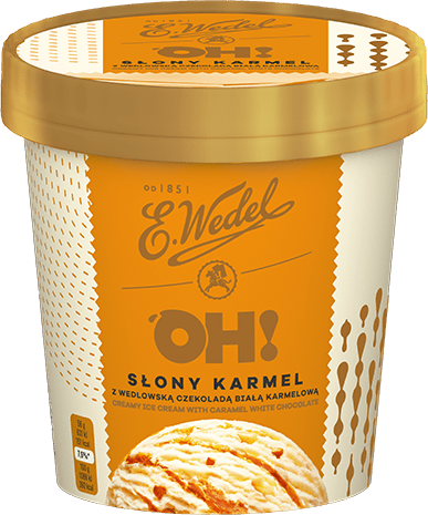 Lody w kubku E.Wedel OH! Słony karmel