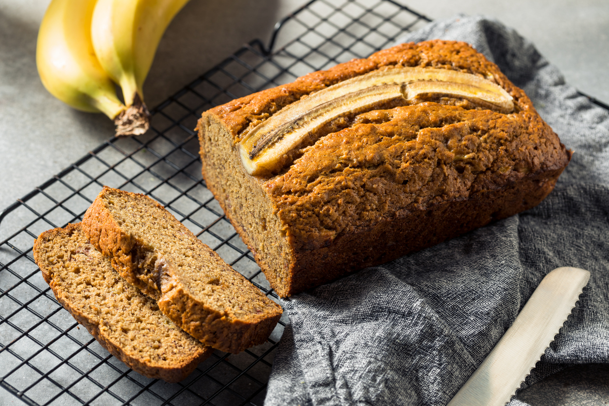 Chlebek bananowy z air fryera