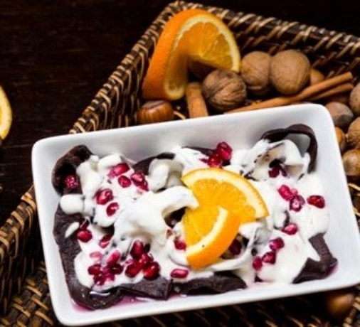 Tagiatelle pod śnieżną pierzynką