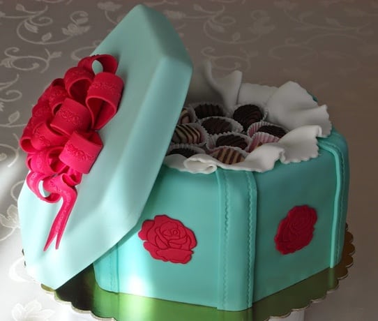 TORT-pudełko słodkości wedlowskich