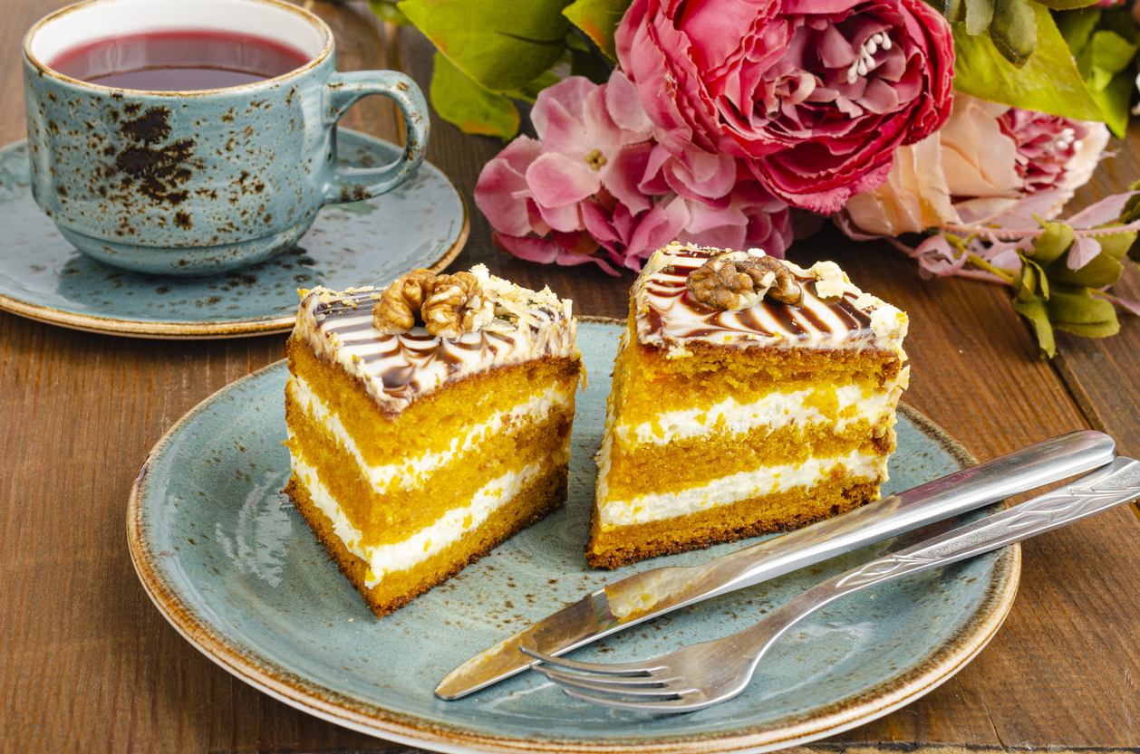 Tort dyniowy z mascarpone