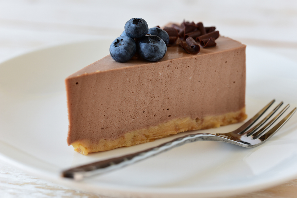 Sernik czekoladowy na kruchym spodzie