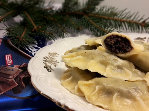 Pierogi z makiem i czekoladą