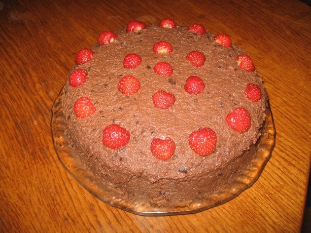 Tort jagodowo - czekoladowy "Wspomnienie lata"