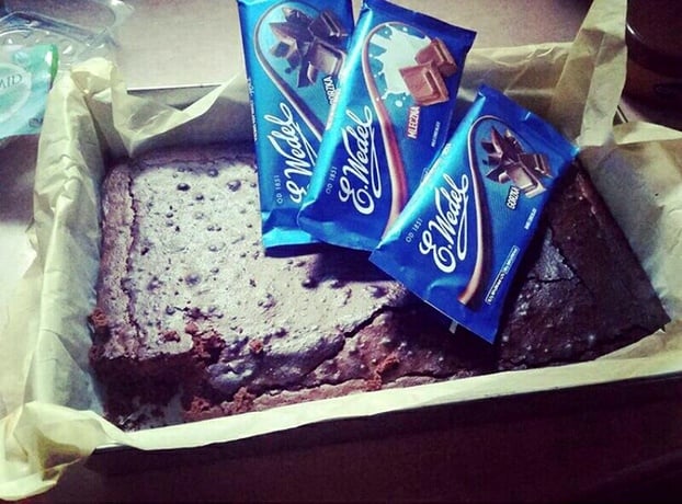 Świąteczne mocno Czekoladowe Brownie