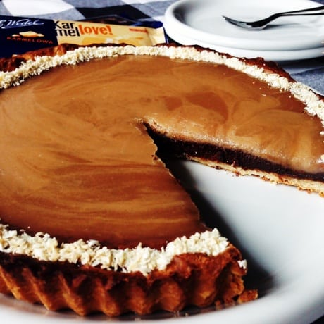 Tarta czekoladowa ze słonym karmelem