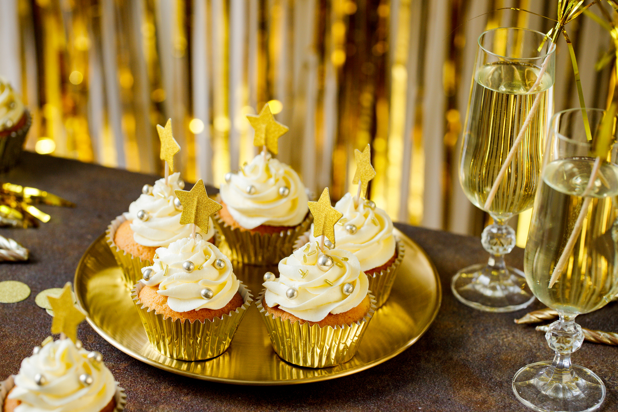 Słodkie przekąski na Sylwestra