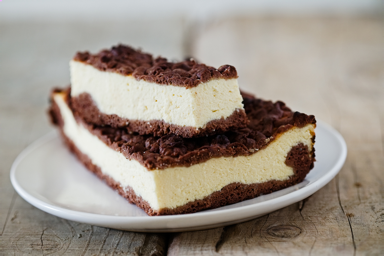 Sernik waniliowo czekoladowy