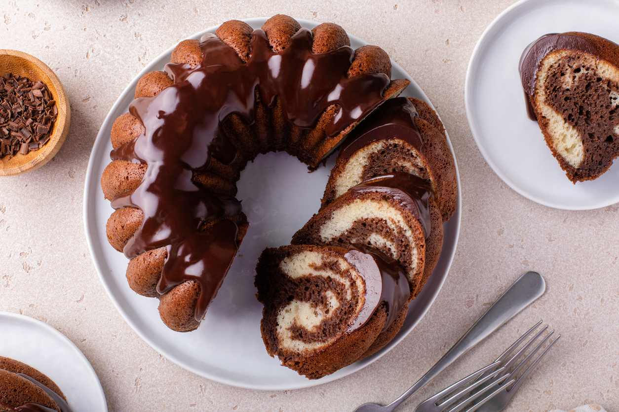 Babka marmurkowa wilgotna