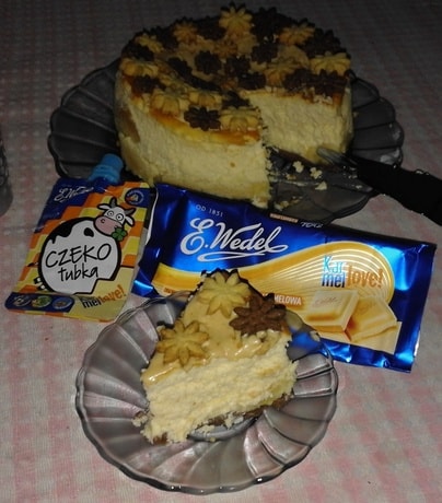 Karmellovy sernik w kąpieli